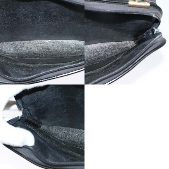 DIOR Trotter Canvas Shoulder Bag Navy Gold - Picture 12 of 12